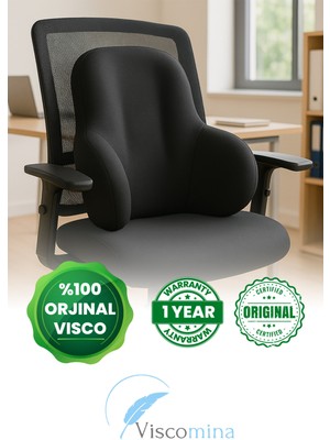 Renkli Ortopedik Bel Destek Minderi, Konfor ve Şıklık Sağlar