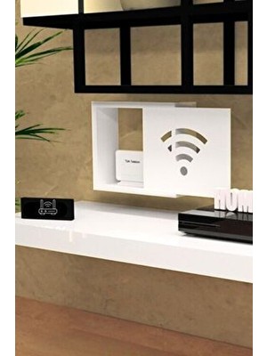 Bagax Wifi Desenli Modem/sigorta Saklama Kutusu, 40CM x 33CM