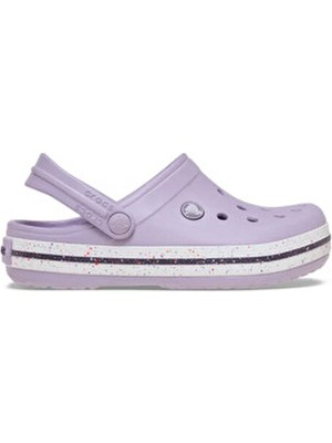 Crocs Crocband Clog K Benekli Bantlı Lila Çocuk Terlik