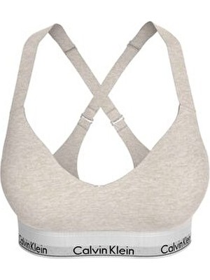 Calvin Klein Kadın Bej Renkli Bras Nefes Alabilir Kumaş ile Şık Tasarım
