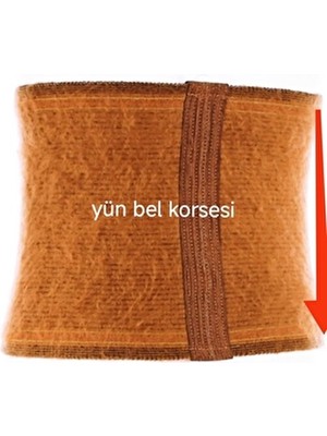 Ankays Deve Yünü Korse Yün Karışım Korse Sırt Bel Korsesi Bellik Içlik