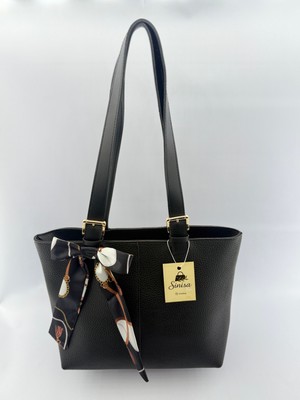 Sinisa Bag Kadın Fular Detaylı El ve Omuz Çantası