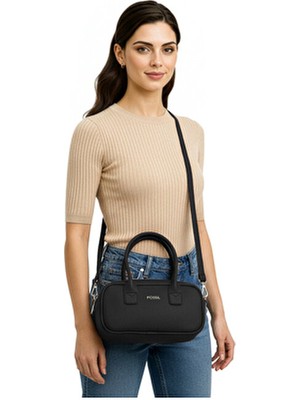 Fossil Siyah Kadın El ve Omuz Çapraz Çanta 05FO25K5076