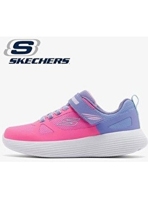 Skechers Go Run 400 V2 Trace Track 303852L Ortopedik Çocuk Spor Ayakkabı Fuşya