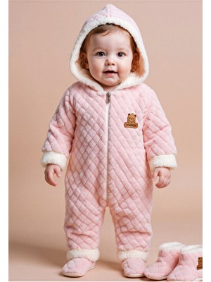 Tuabella Wellsoft Panduflu Kışlık 2'li Tulum Bebek Takımı