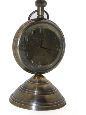 Eco Port Masa Üstü Pirinç Saat 16142