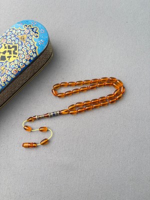 Bülbül Atölye Işçiliği Sıkma Kehribar Tespih