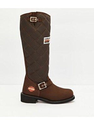 Harley Davidson Lastik Tabanlı Deri Bot