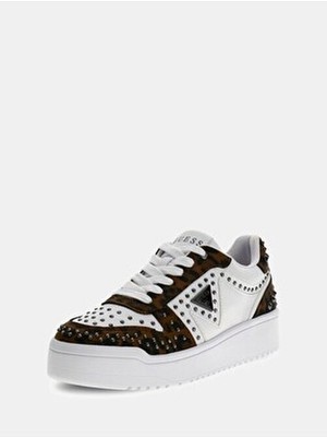 Guess Mogana Zımba Detaylı Kadın Sneaker FLFMGNPEL12