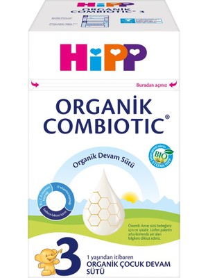 Nessiworld 3 Organik Combiotic Bebek Sütü 800 gr