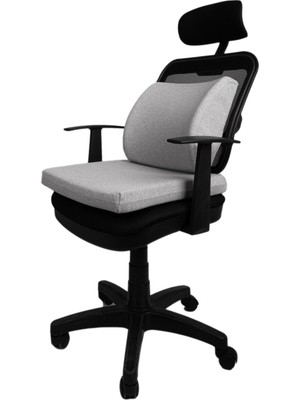 Ortopedik Bel ve Oturma Minderi Seti, Rahat ve Destekleyici Tasarım