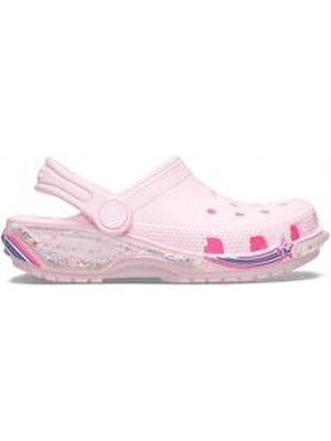 Crocs Classic Star Sparkle Shaker Clog T Çocuk Terlik - Pembe