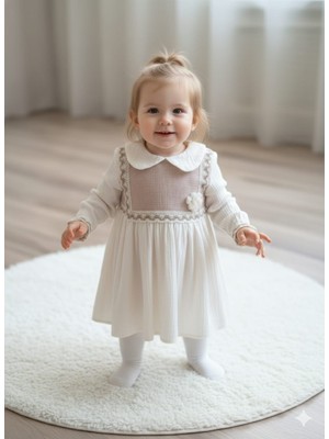 Minicix Laura Baby Kız Bebek Çocuk Sevimli Elbise