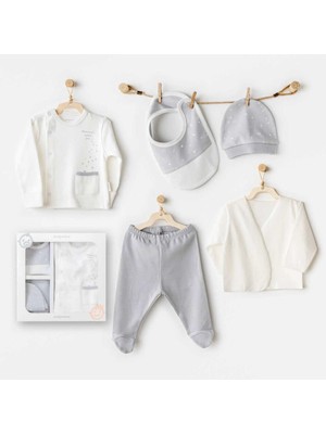 Nessiworld AC25700 Mommy's Little Star 5'li Hastane Çıkışı Ekru