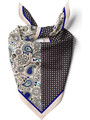 Çift Ruh Desen 55X55CM Bandana/fular