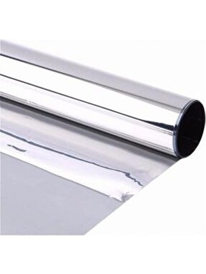 Black Master Aynalı Cam Filmi (60 cm x 7m) Isı Yalıtımlı, Ev, Balkon, Ofis Için Uygun