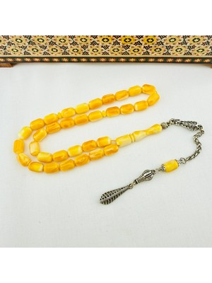 Beyrut Kehribarı | Sarının En Güzel Tonu, Gümüş Dizayn Püsküllü