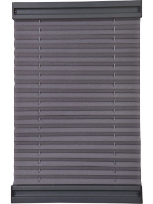  Orjin Plise Perde Katlanır Cam/ev/ofis Perdesi, Istediğin Ölçüde Antrasit