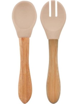 Mama Kaşığı ve Çatal Seti Bubble Beige