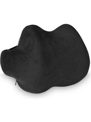 Rahatlatıcı Visco Ortopedik Bel Destek Yastığı 46X29X20 cm Siyah