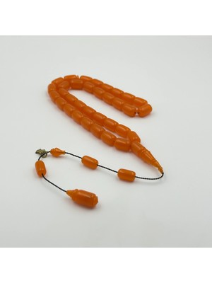 Usta Işçilikli Alman Blok Sıkma Kehribar Tespih