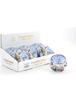 Eco Port Taşlı Istanbul Tasarımı El Aynası Kalın ALK2492