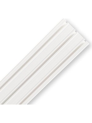 CetKing 3 Raylı Korniş Perde Rayı Kaliteli Sağlam Ambalaj (280 Cm)