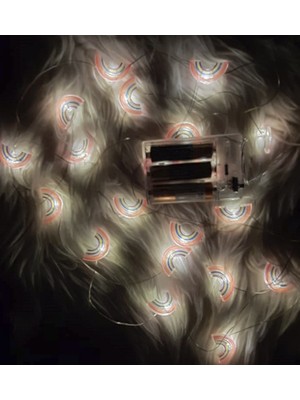 LED Işıklı Gökkuşağı Dekoratif Ip