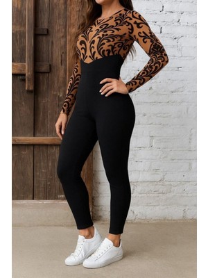 Mossta Dar Paça Krep Kumaş Pantolon - Siyah