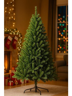 Empressco 180 cm Yeşil Metal Yılbaşı Ağacı, Gür Dallı ve Demir Ayaklı, 355 Dal