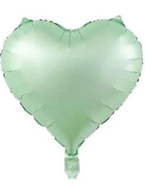 CetKing Yeşili Renk Kalp Folyo Balon 45 cm 1 Adet