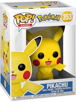 CetKing Pop! Oyunlar: Pokemon - Pikachu - Vinil Koleksiyon Figürü - Hediye Fikri - Resmi Ticari Ürünler - Çocuklar ve Yetişkinler Için Oyuncak - Video Oyunları Hayranları - Koleksiyoncular ve Ekran Için