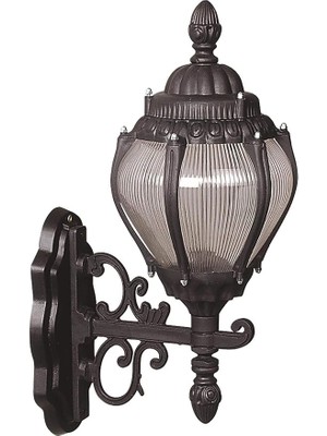 CetKing 68202 Bahçe Aplik, 60 W, Siyah