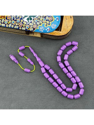 Usta Işi Nadir Mor Eski Katalin Tespih | Antika Koleksiyon