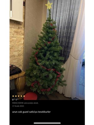 Empressco Yeşil 180 cm Gür Dallı Yılbaşı Çam Ağacı, Doğal ve Şık Dekorasyon Seçeneği