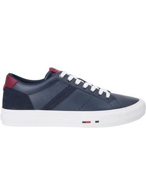 Tommy Hilfiger Th Hı Vulc Lth Street Lacivert Erkek Sneaker