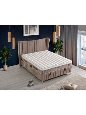 İmaj Airfresh Set Tek Kişilik Yatak Seti 90 x 200 Baslık + Sandıklı Baza + Ortopedik Yatak