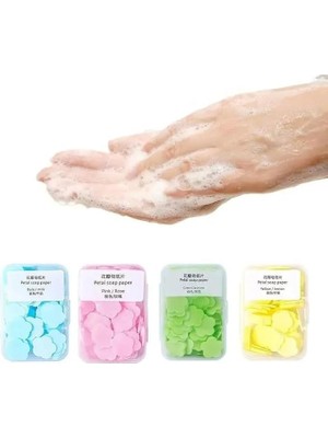 CetKing Home 4 Kutu Parfümlü Mini Kağıt Sabun – 300 Yaprak Sihirli Eriyen Sabun, Taşınabilir El Temizleyici, Okul, Seyahat ve Günlük Kullanım Için Mini Temizlik Yaprağı