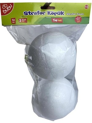 CetKing Strafor Köpük Top 12 Cm. 2'li