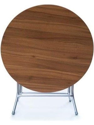 CetKing 100 cm Yuvarlak Katlanır Masa -Ders Çalışma ve Yemek Masası
