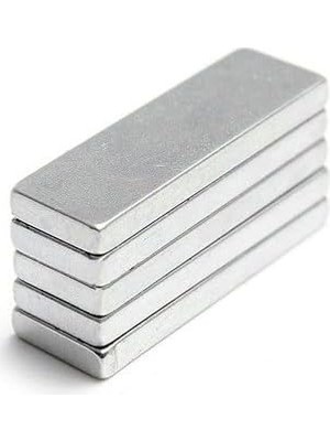 CetKing Köşeli Neodyum Mıknatıs Magnet Dikdörtgen 30X10X3 mm - 5 Adet