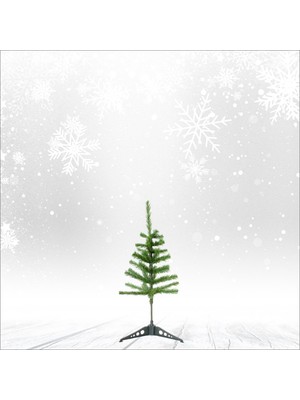 Empressco 60 cm Renkli Yılbaşı Çam Ağacı, 41 Dallı ve Plastik Ayaklı, Şık Dekorasyon Seçeneği