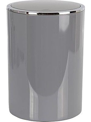 CetKing Lenox Çöp Kovası, Gri, 6 Lt