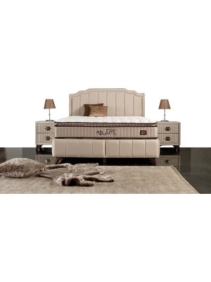 İmaj Antistress Relaxtic Set Çift Kişilik Yatak Seti 160 x 200 Baslık + Sandıklı Baza + Ortopedik Yatak