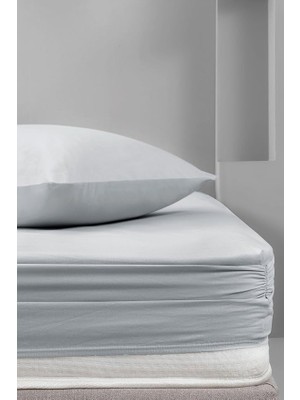 CetKing Bedding Noah Lastikli Çarşaf (120X200 Cm) - Gri