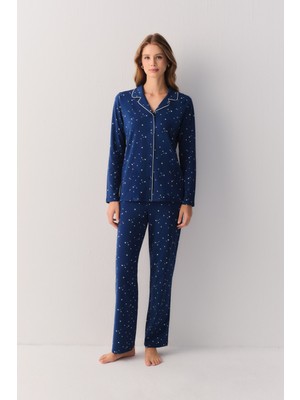 Suwen Dreaming Stars Maskülen Pijama Takımı