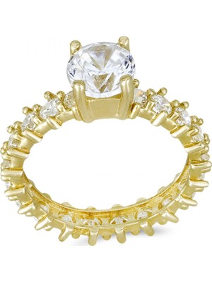 Altın Tamtur Tektaş Yüzük T076870