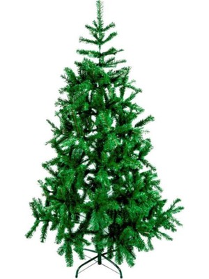 Empressco 180 cm Yeşil Lüks Yılbaşı Ağacı, Kraft Kutulu, Metal Ayak, Süsler ile Şık Dekorasyon