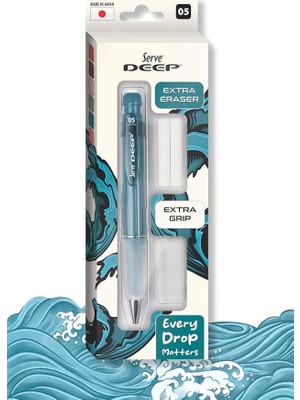 CetKing Deep Klm & Grıp & Sılgı Yedeklı Set 05MM Okyanus Mavısı