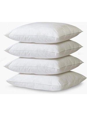 CetKing 4'lü Boncuk Silikon Şönil Kırlent Kılıfı Iç Yastığı (55 x 55 cm 500GR)